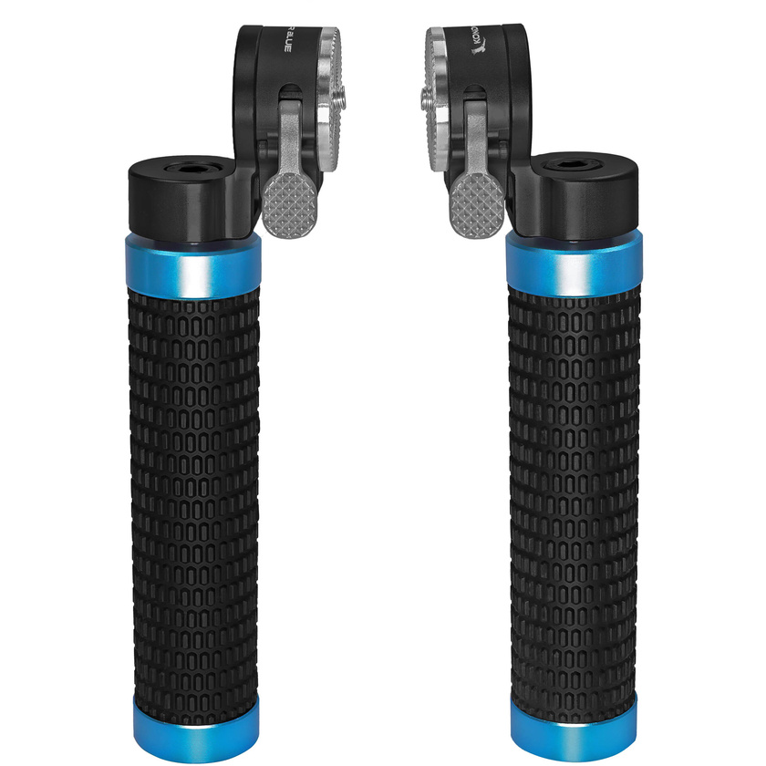 Kondor Blue Quick Release Rosette Handgrip Set (Left and Right, Raven Black)