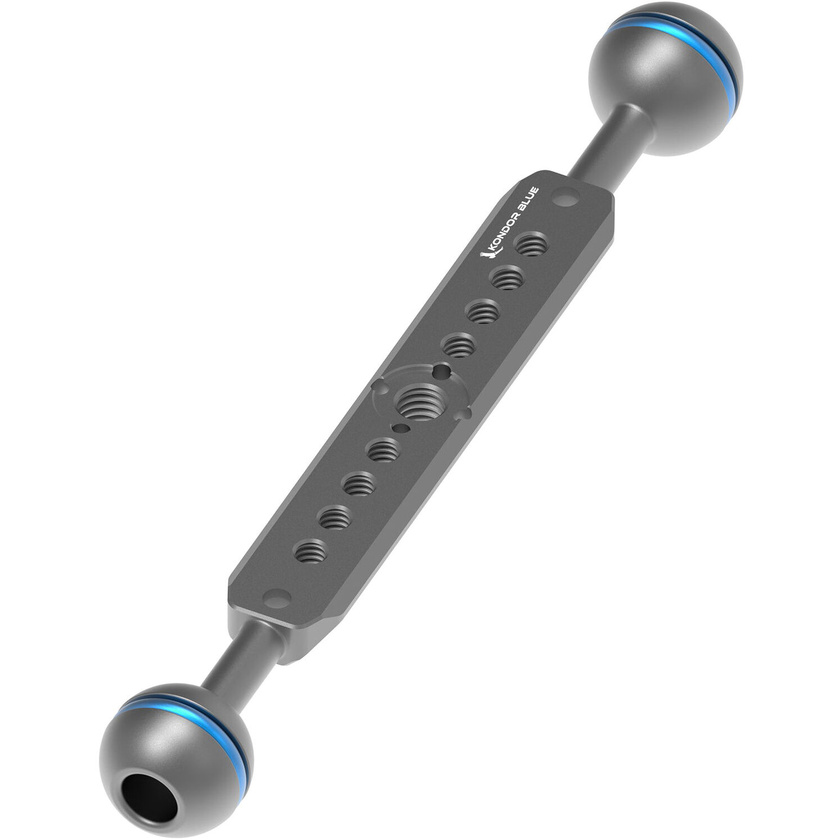 Kondor Blue Cine Magic Arm Extension Bar with Double Ball Head (4", Space Grey)