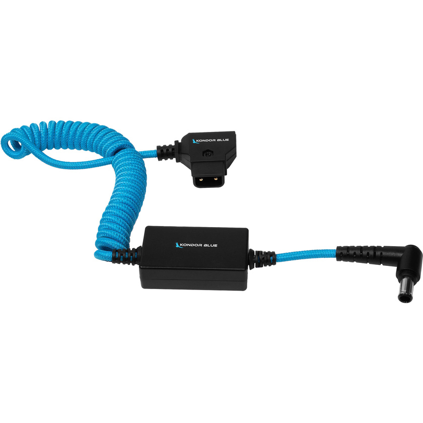 Kondor Blue D-Tap to 19.5V Regulated DC Coiled Cable for Sony FX9/FX6