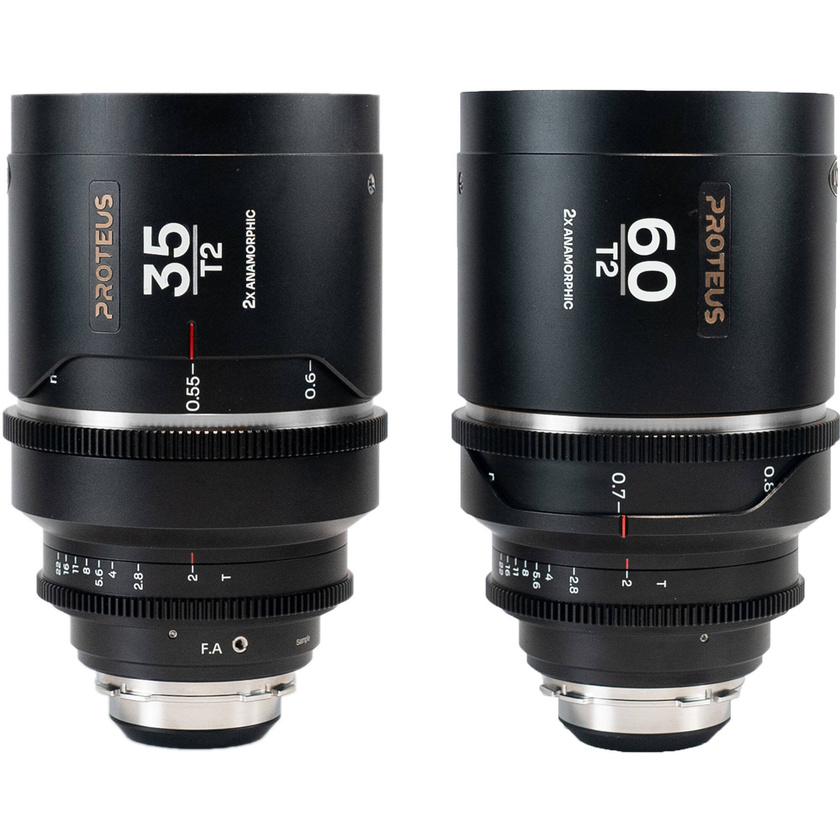 Laowa Proteus 35mm and 60mm 2X Anamorphic 2-Lens Bundle with EF Adapter (Arri PL, Silver, Feet)