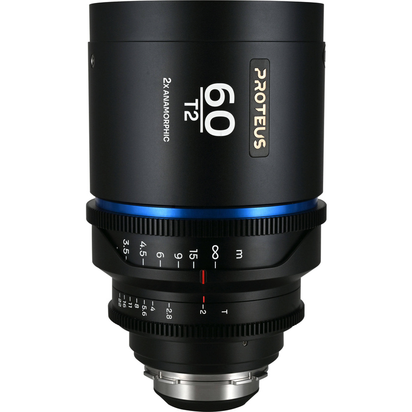 Laowa Proteus 60mm T2.0 2X Anamorphic Lens with EF Adapter (PL Mount, Blue, Feet)