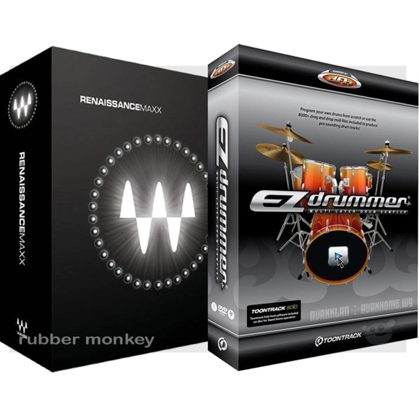 Waves Rennaissance Maxx and EZ Drummver Native