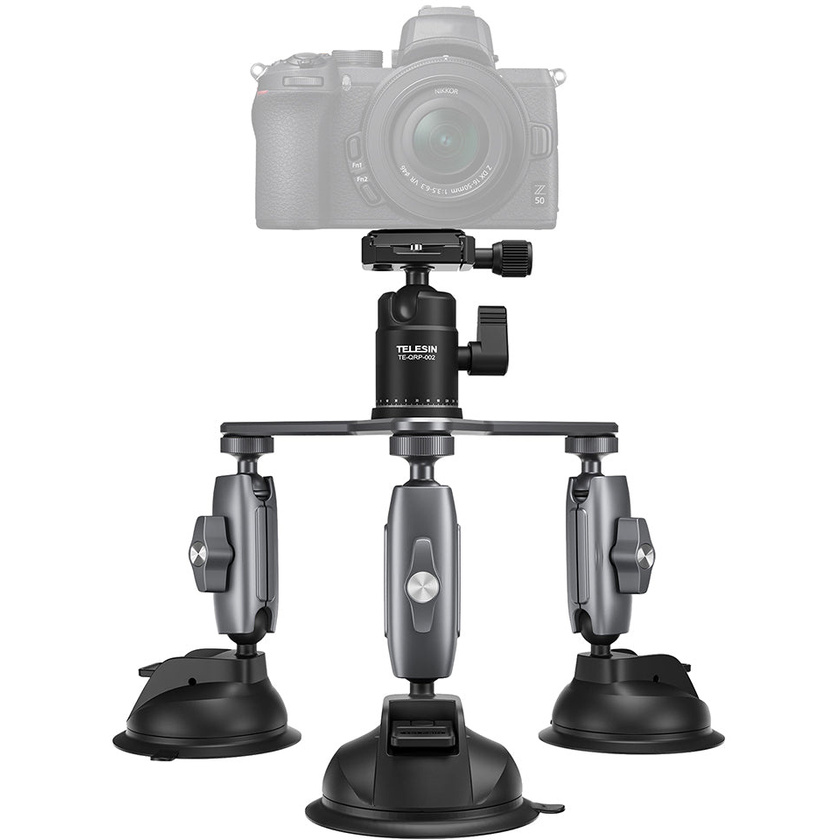 TELESIN TE-TSB-001 Three-Arm Suction Mount