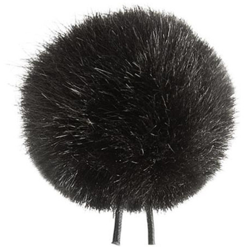 Bubblebee Industries Windbubble Miniature Imitation-Fur Windscreen (Lav Size 4, 42mm, Black)