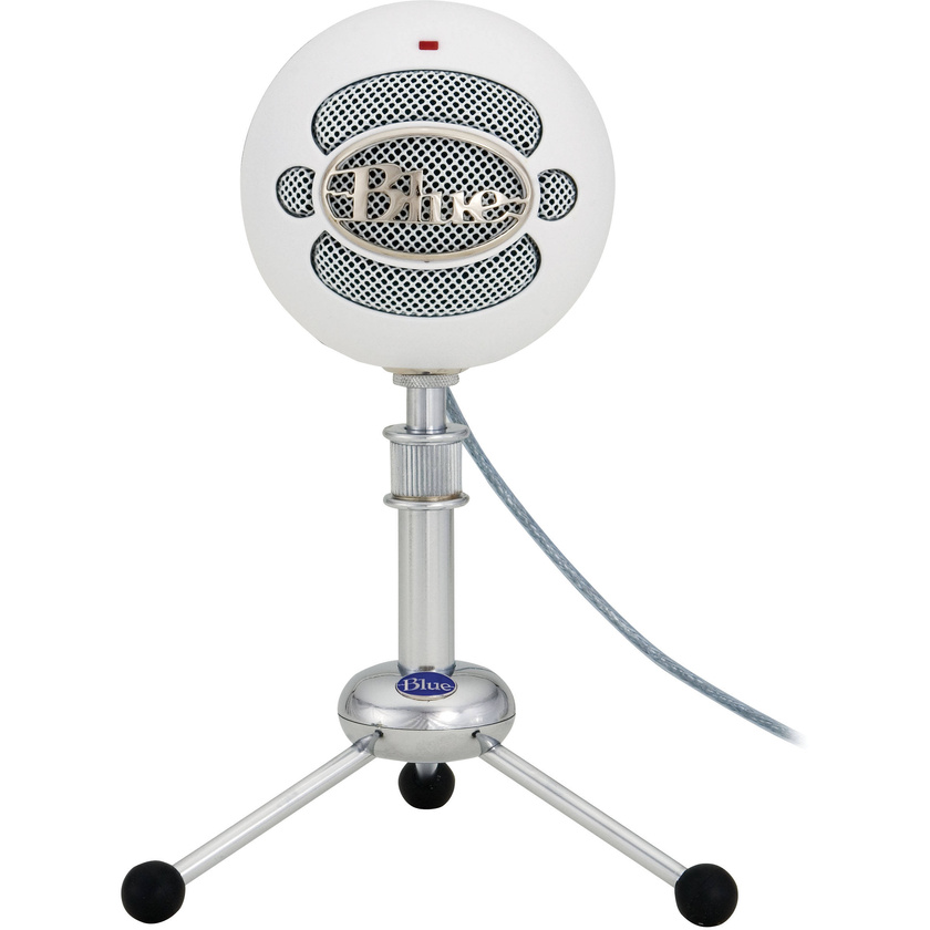 Blue Snowball USB Condenser Microphone (White)
