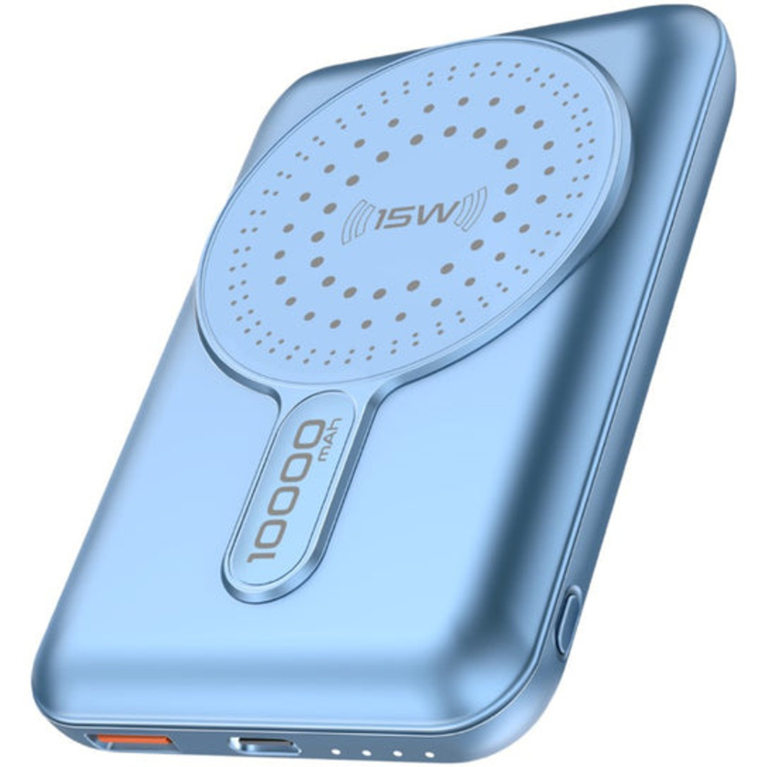 Promate PowerMag-10 Pro 10000mAh Wireless Power Bank (Blue)