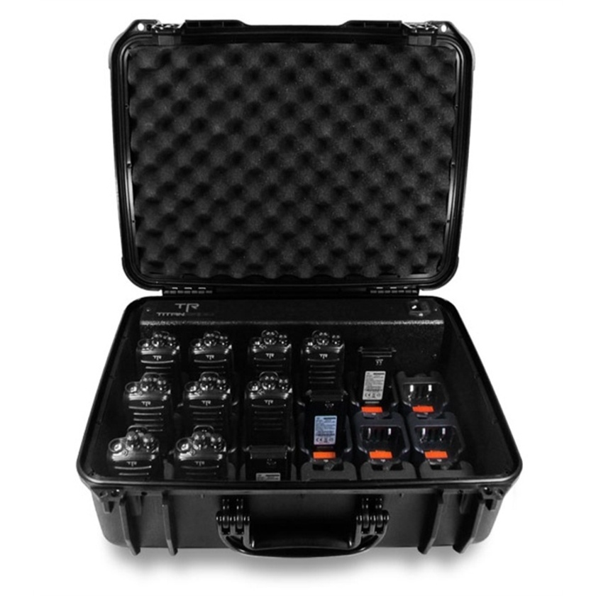 Titan Radio TR6X18PEL 18 Unit Rapid Rate Charger in Heavy Duty ABS Case