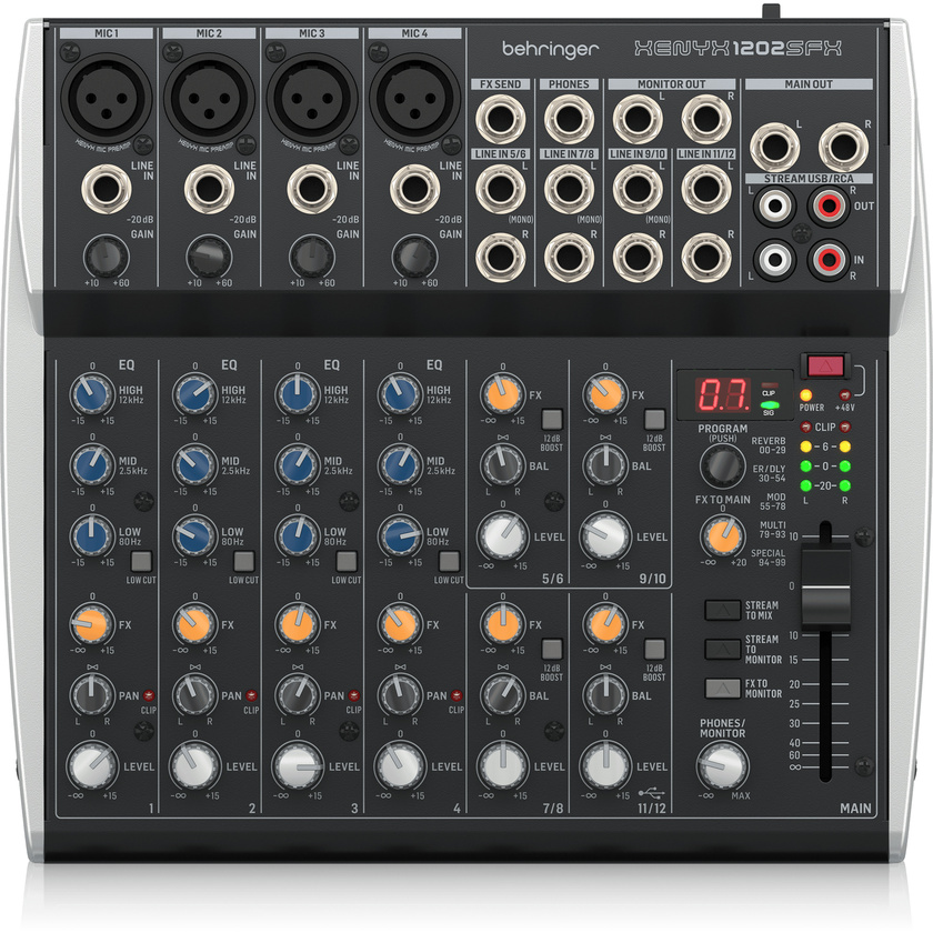 Behringer XENYX 1202 SFX Premium Analog 12-Input Mixer