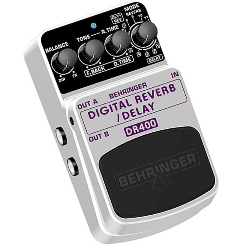 Behringer Digital Reverb-Delay DR400 Effects Pedal