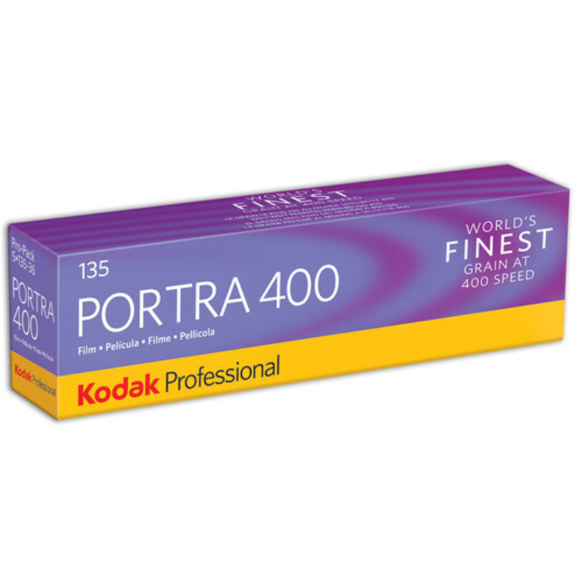 Kodak Professional Portra 400 Color Negative Film (35mm Roll Film, 36 Exposures, 5 Pack)