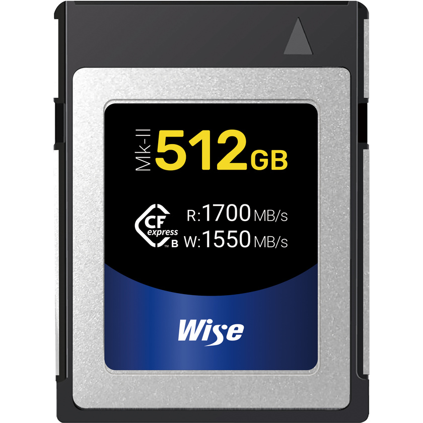 Wise Advanced 512GB CFX-B Series CFexpress Memory Card (Mark II)