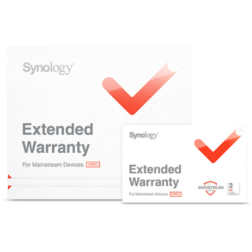 Synology EW202 2 Year Extended Warranty License Pack (Physical)