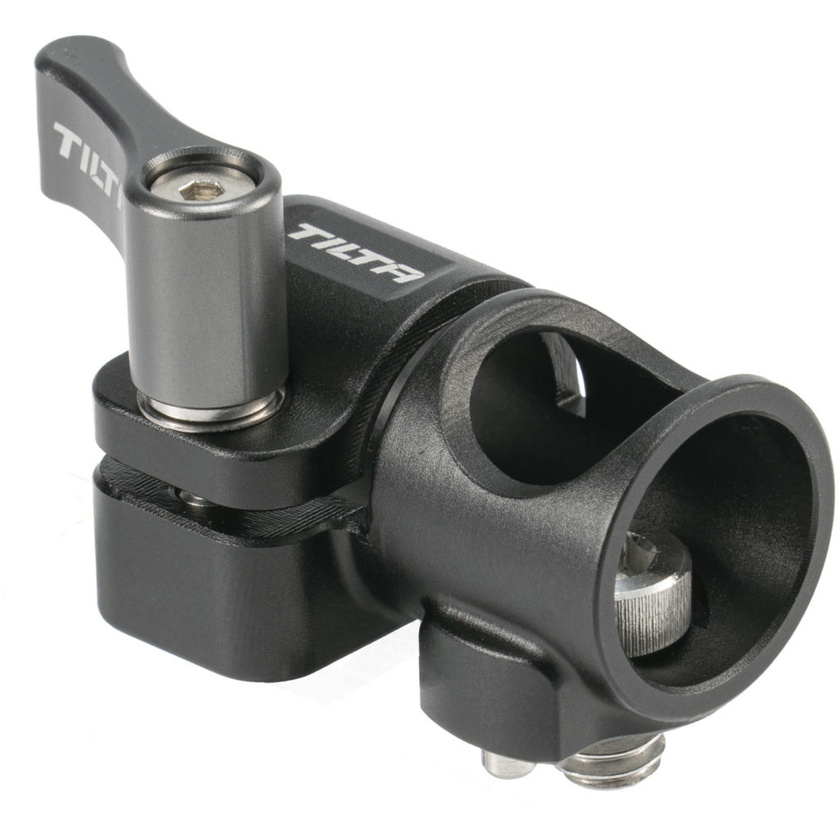 Tilta 15mm Rod Holder to 1/4"-20 Adapter (Side Mounted, Black)