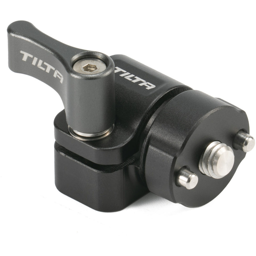 Tilta 15mm Rod Holder to 1/4"-20 Adapter (Front Mounted, Black)