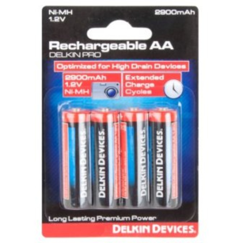 Delkin Rechargeable AA Batteries
