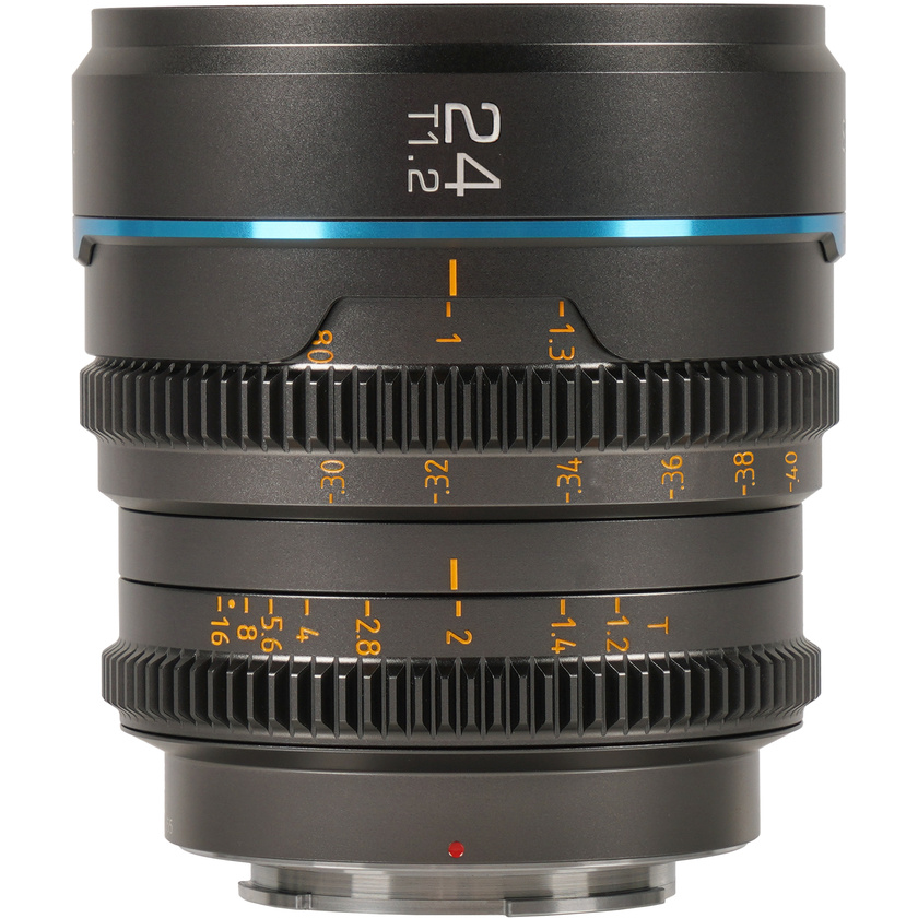 Sirui Nightwalker 24mm T1.2 S35 Cine Lens (MFT Mount, Gun Metal Grey)
