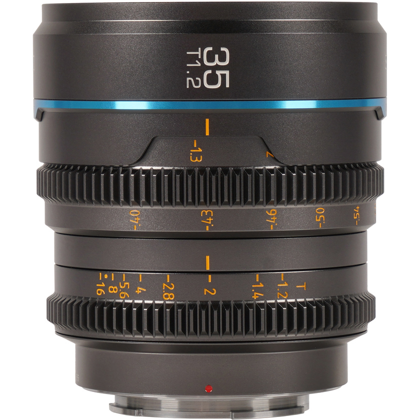Sirui Nightwalker 35mm T1.2 S35 Cine Lens (E Mount, Gun Metal Grey)