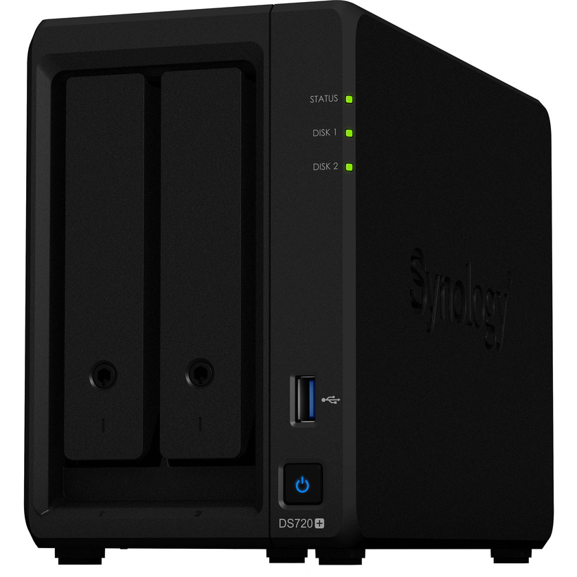 Synology DiskStation DS720+ 2-Bay NAS Enclosure (4TB)