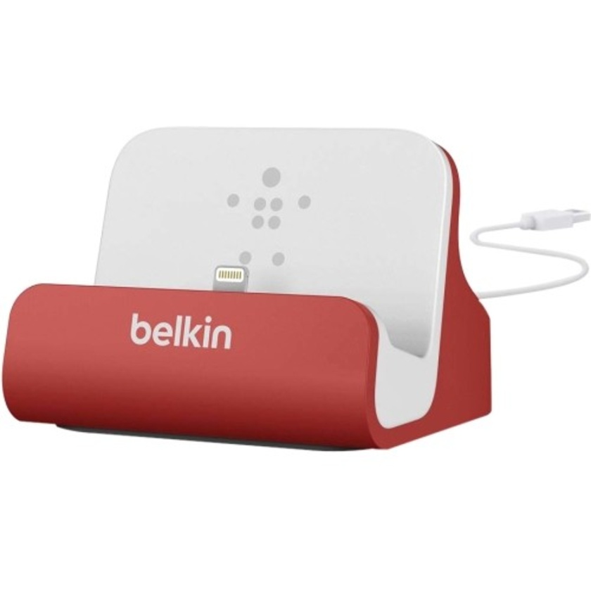 Belkin Mixit ChargeSync Dock - Red and 1.2m Cable
