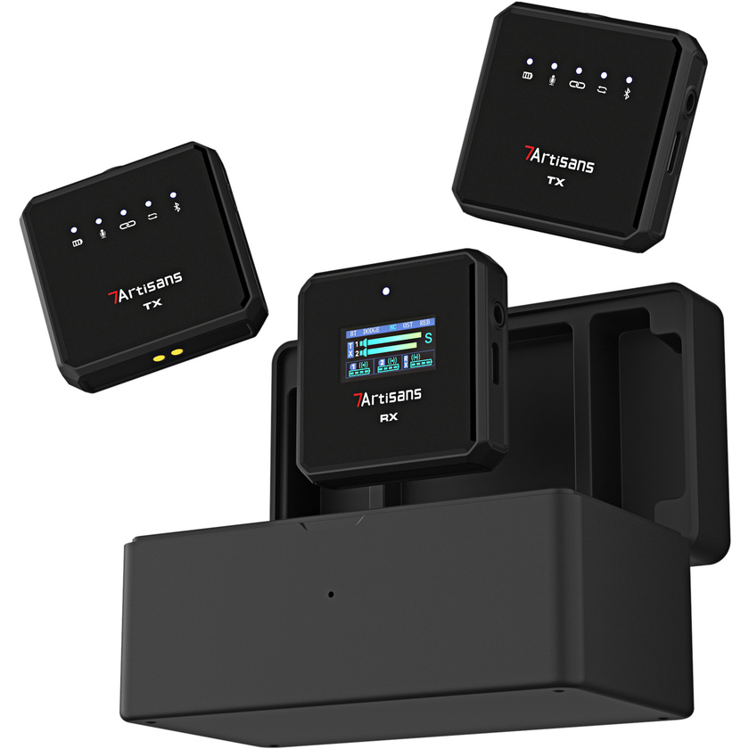 7Artisans DMic-S Wireless Microphone System (1RX+2TX)