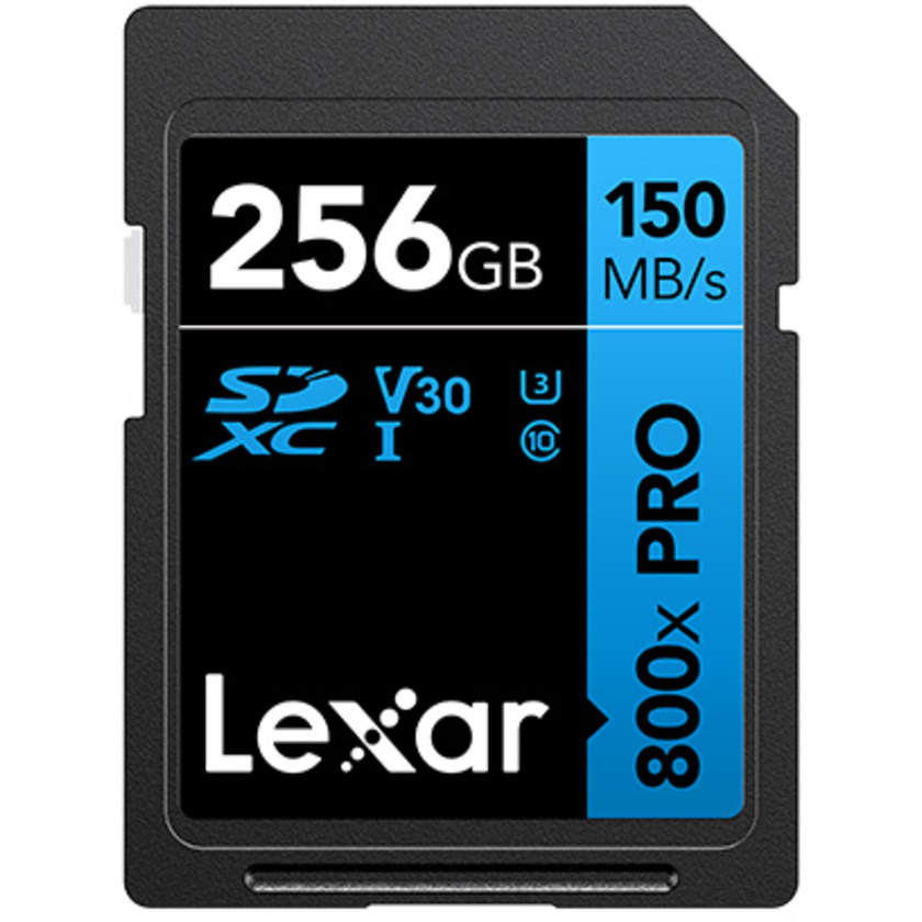 Lexar High-Performance 800x PRO SDHC/SDXC UHS-I Card BLUE Series (256GB)