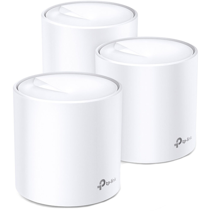 TP-Link Deco X20 AX1800 Wireless Dual-Band Gigabit Mesh Wi-Fi System (3-Pack)