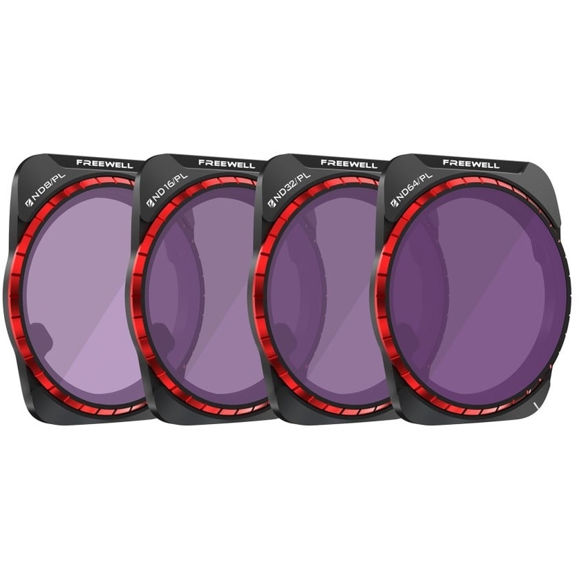 Freewell Bright Day Lens Filter Bundle for DJI Air 3 (4-Pack)