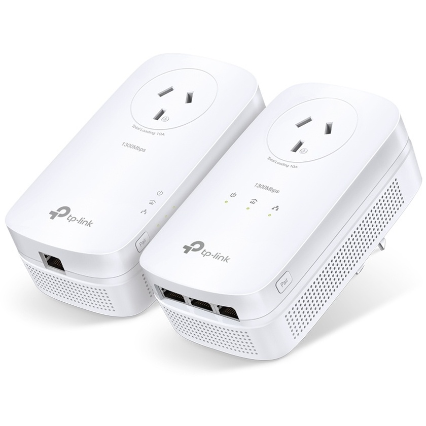 TP-Link TL-WPA8631P AV1300 Gigabit Passthrough Powerline AC1200 Wi-Fi Kit