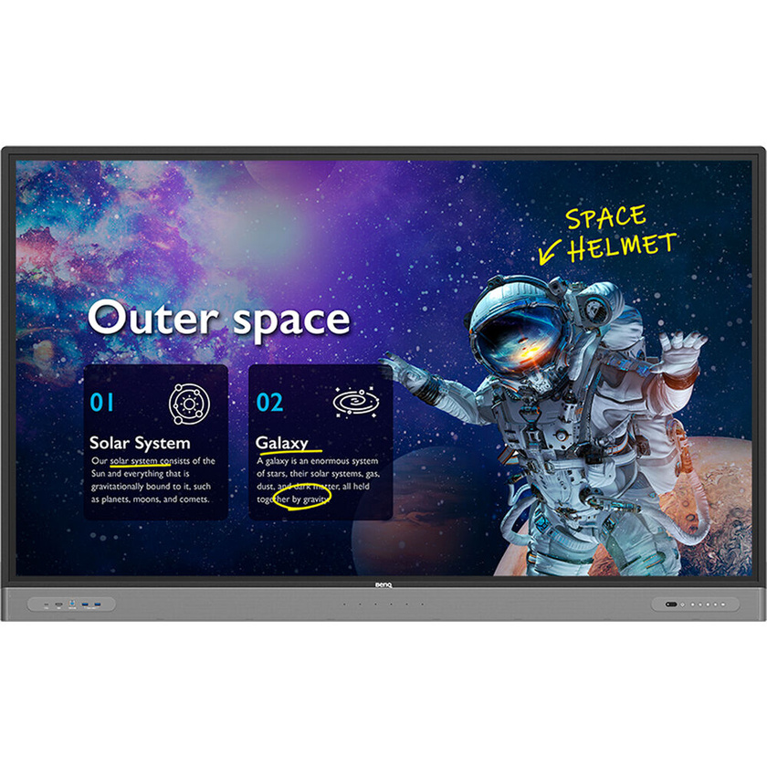 BenQ Master Series RM7503 75" 4K Educational Touchscreen Display