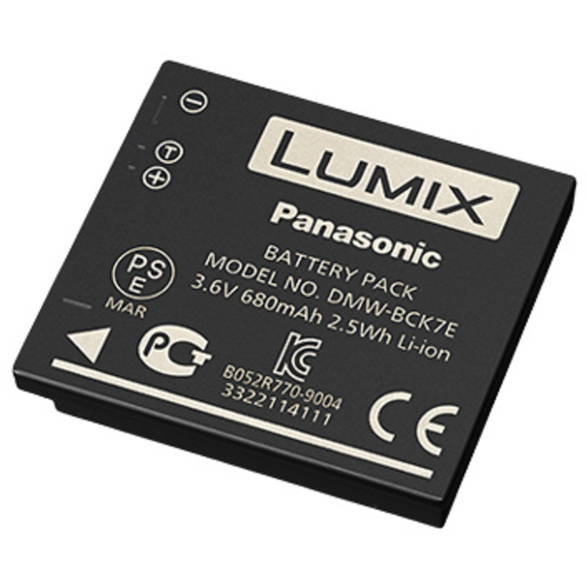 Panasonic DMW-BCK7 Lithium-Ion Battery (680mAh)