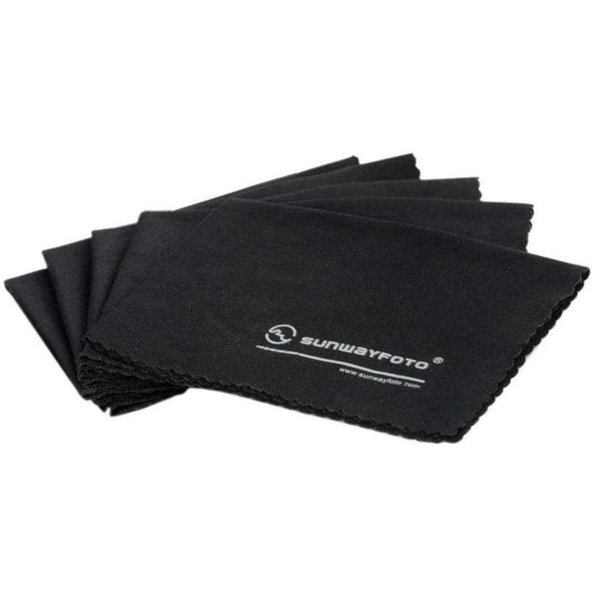 Sunwayfoto Lens Cleaning Cloths (5-Pack, Black)