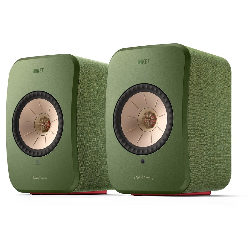 KEF LSX II Wireless Mini Monitor Speaker Pair (Green)