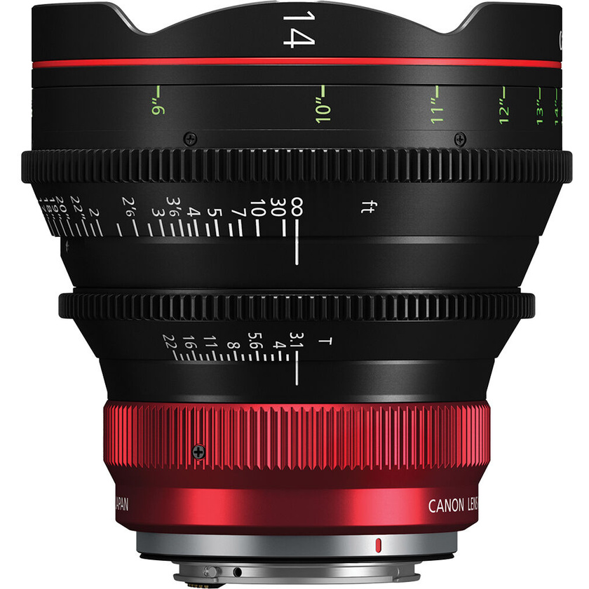 Canon CN-R 14mm T3.1 L F Cinema Prime Lens (Canon RF)