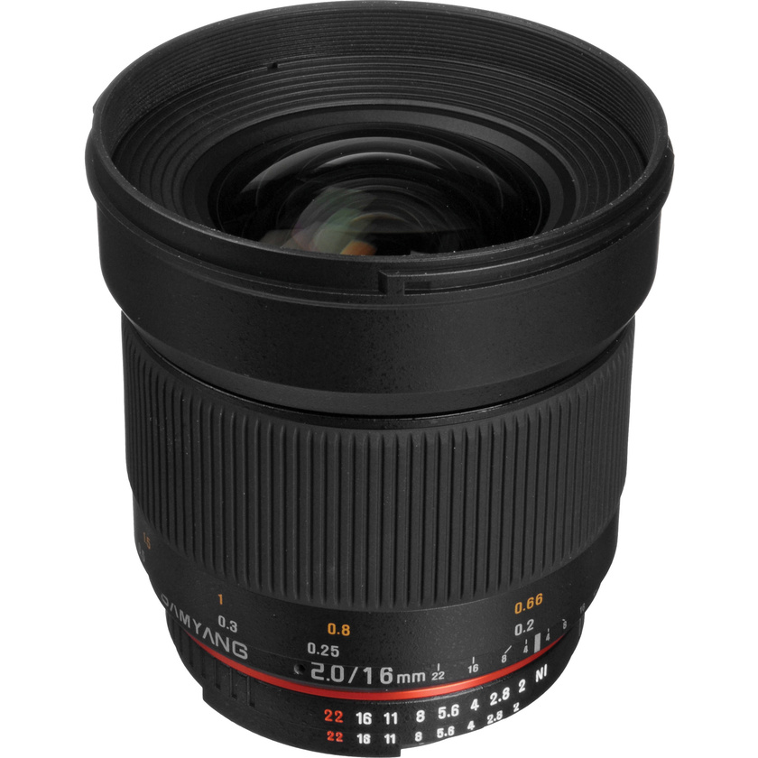 Samyang 16mm f/2.0 ED AS UMC CS Lens for Nikon