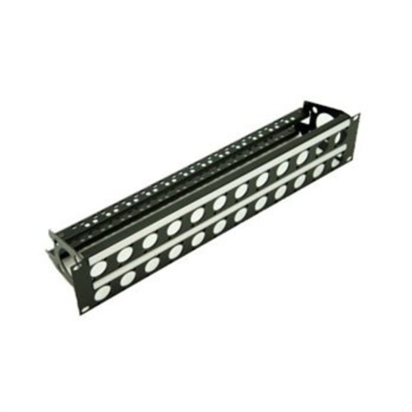 Penn Elcom R1269/2UK/24 Punched Panel for 24 x D-Series Connectors