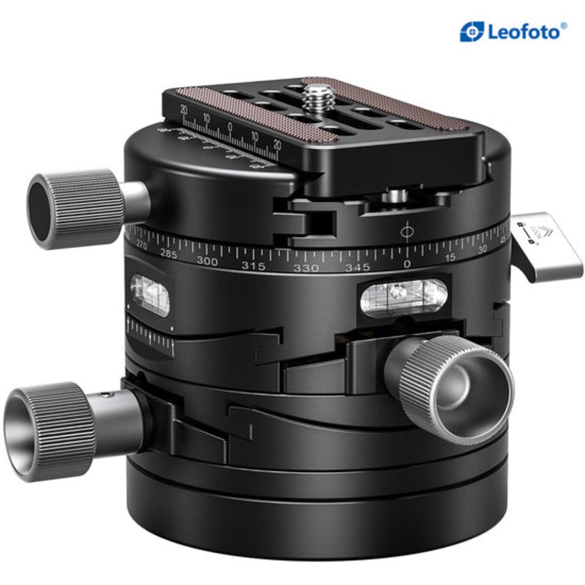 Leofoto G20 75mm Panoramic Geared Head with QP-70N Plate