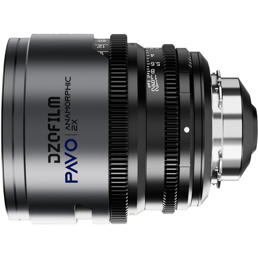 DZOFilm PAVO 40mm T2.1 2x Anamorphic Prime Lens (Blue Coating, PL/EF Mount, Feet)