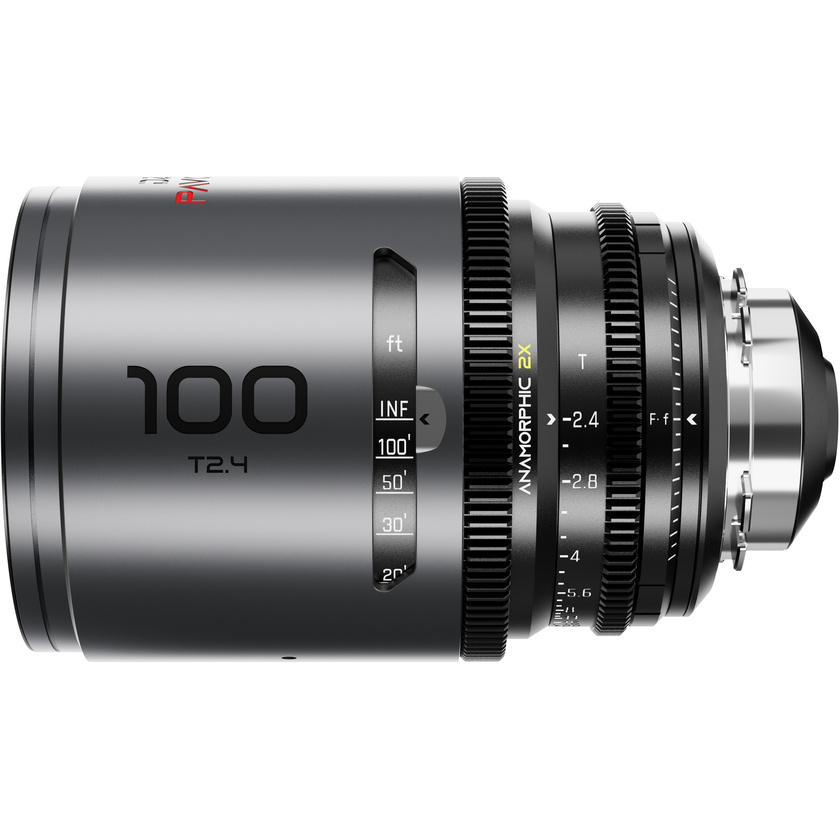 DZOFilm PAVO 100mm T2.4 2x Anamorphic Prime Lens (Neutral Coating, PL/EF Mount, Feet)