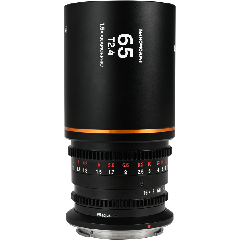 Laowa Nanomorph 65mm T2.4 1.5X S35 Lens (Nikon Z, Amber)