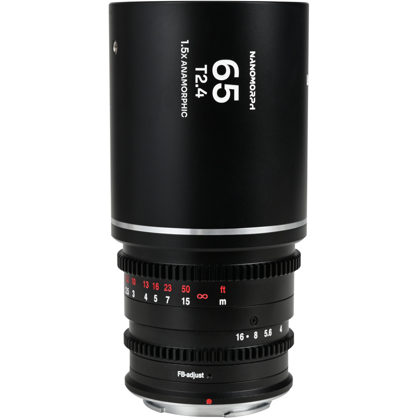 Laowa Nanomorph 65mm T2.4 1.5X S35 Lens (Canon RF, Silver)