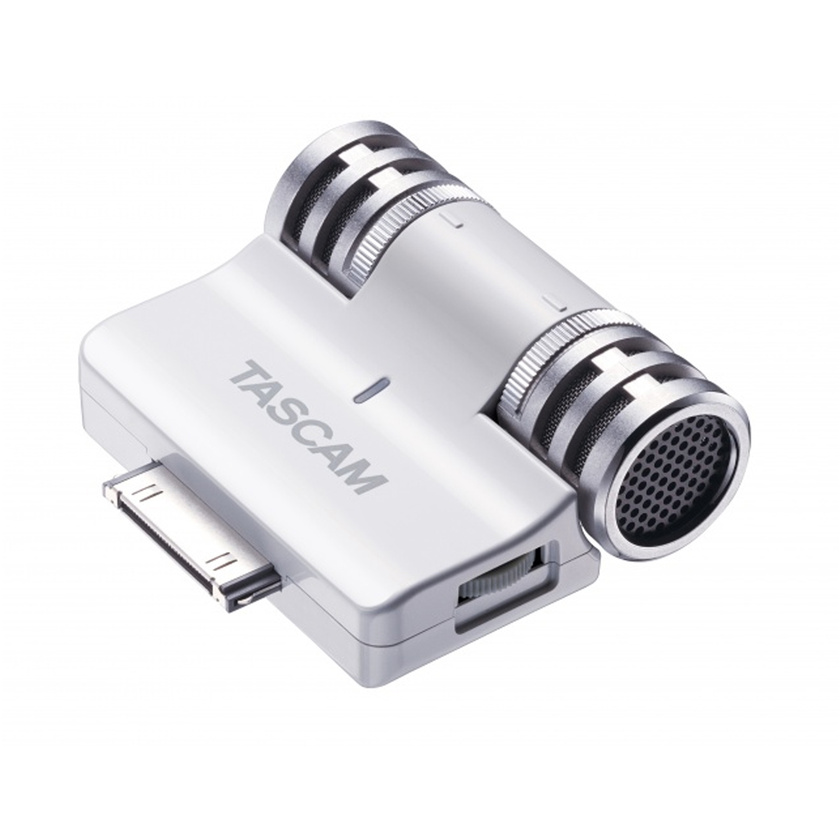 Tascam iM2 Stereo Microphone for Apple iOS - white