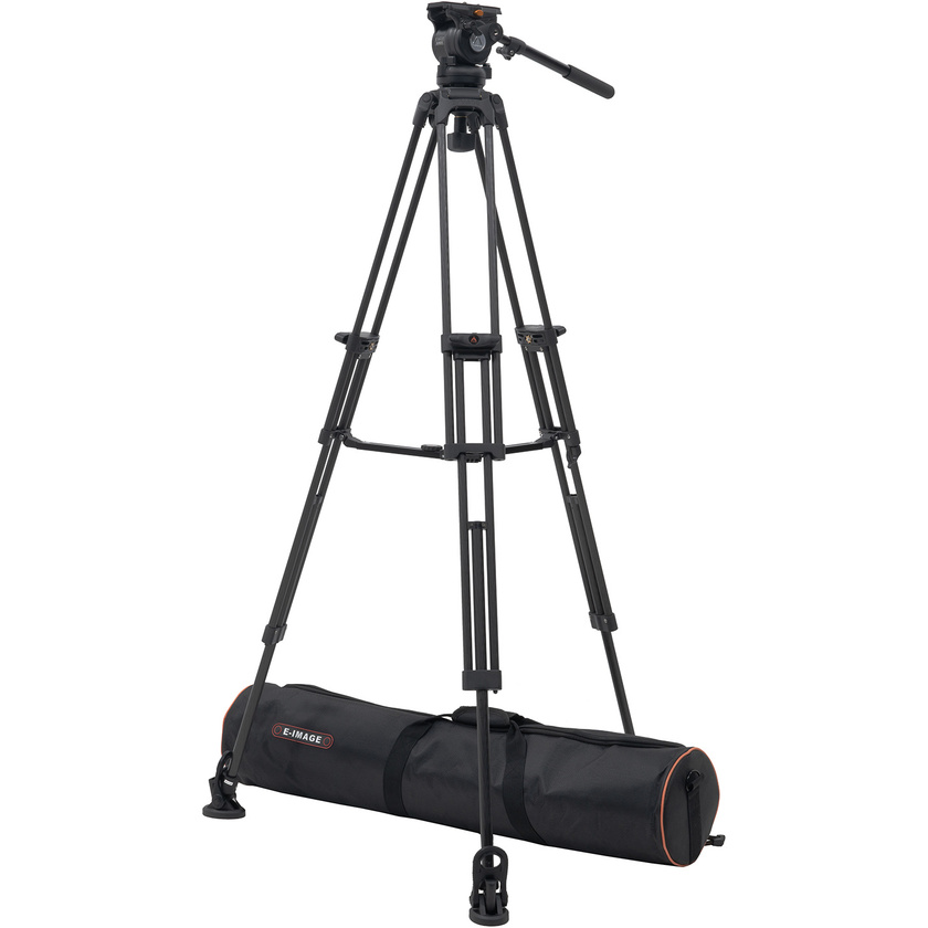 E-Image EG05C2 2-Stage Carbon Fibre Fluid Head Tripod Kit