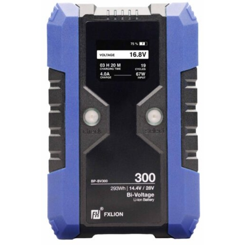 FXLion BP-BV300 293Wh Bi-Voltage Battery (V-Mount)