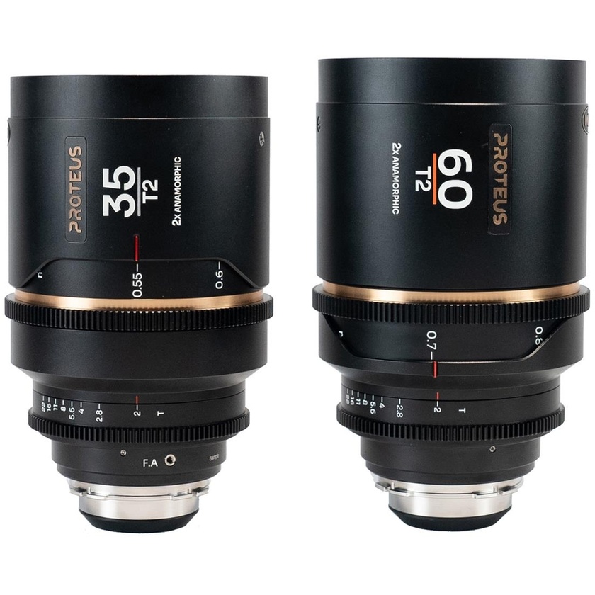 Laowa Proteus 35mm and 60mm 2X Anamorphic 2-Lens Bundle with EF Adapter (Arri PL, Amber, Metres)