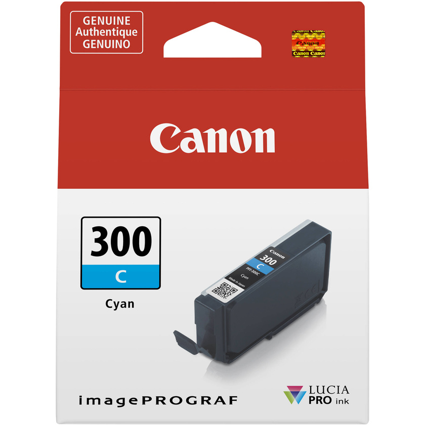 Canon PFI-300 Cyan Ink Cartridge