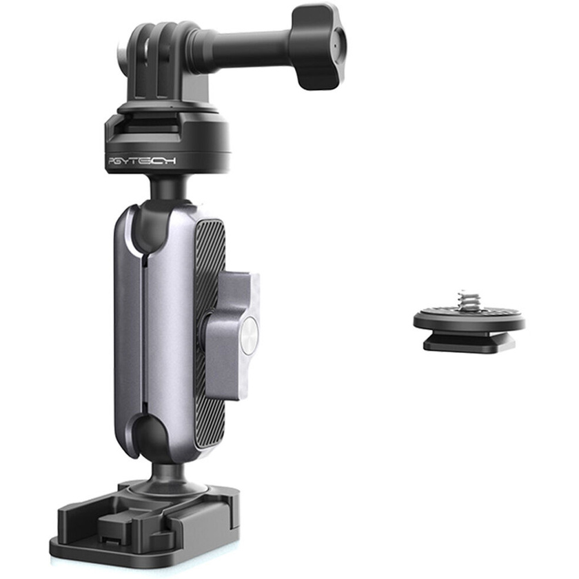 PGYTECH Action Camera Helmet Mount with CapLock Ball Head Arm