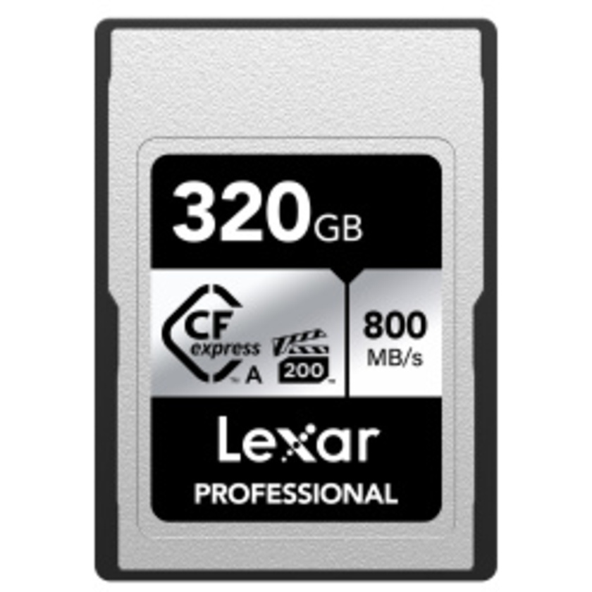 Lexar 320GB Professional CFexpress Type A Card SILVER Series