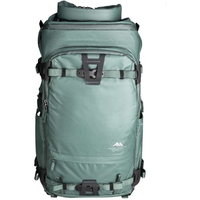 Summit Creative Tenzing Rolltop Camera Backpack (Green, 40L)