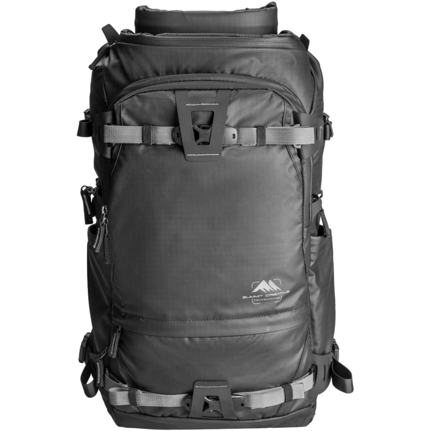 Summit Creative Tenzing Rolltop Camera Backpack (Black, 30L)