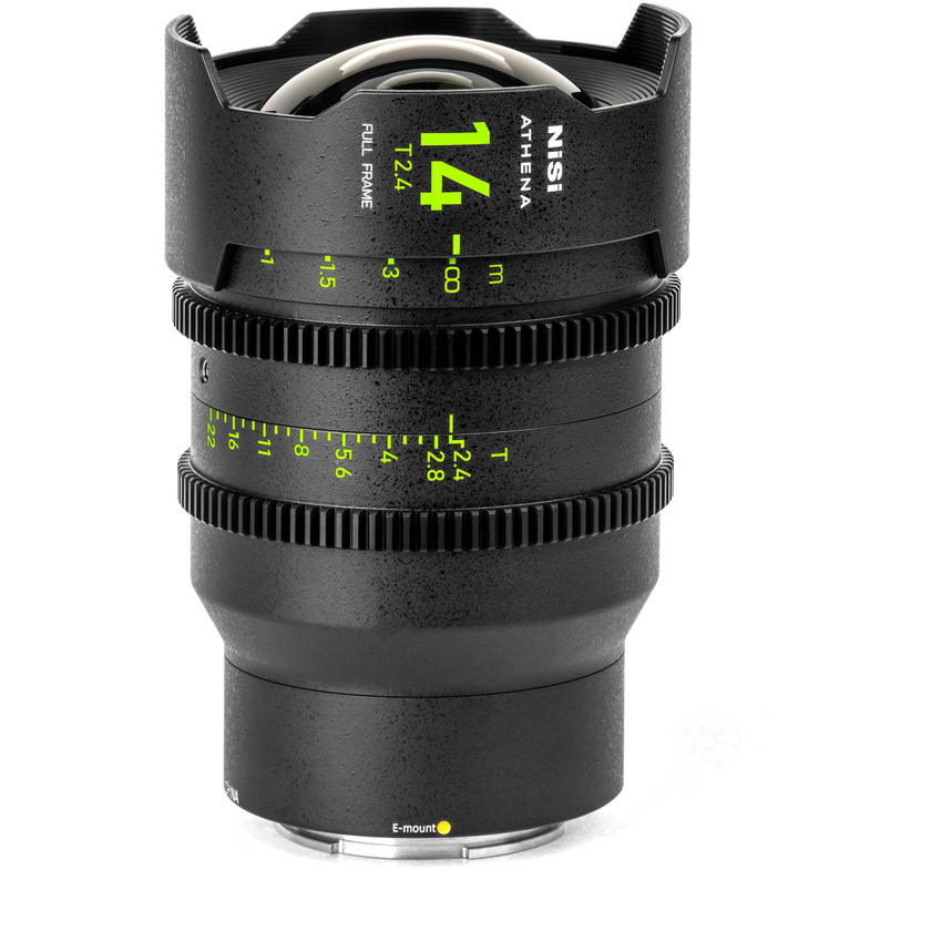 NiSi ATHENA PRIME 14mm T2.4 Full-Frame Lens (E Mount, No Drop-In Filter)